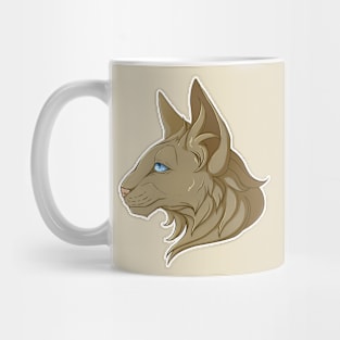 Gold cat Mug